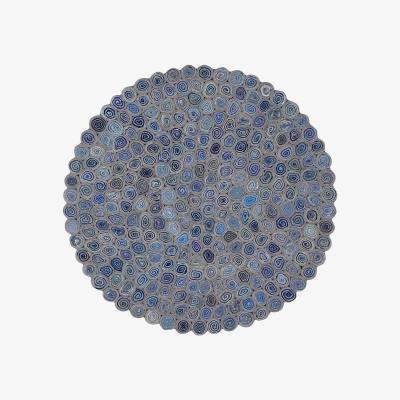 The Rug Seller Round rugs by Ana & Noush in Blue