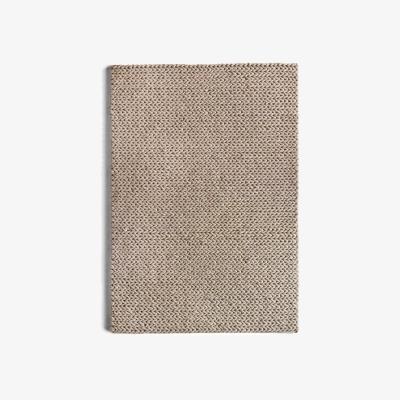 The Rug Seller Fusion Plain Modern Wool Chunky Knit Rugs in Oyster&nbsp;200x300cm