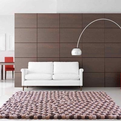 The Rug Seller Pebble Rugs in Chocolate Brown
