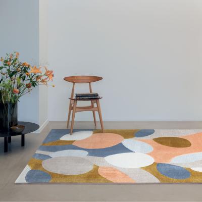 The Rug Seller Moda 47125 GC990 Geometric Rugs in Gold Blue