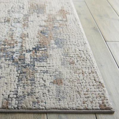 The Rug Seller Rustic Textures Abstract Rugs RUS05 in Beige Grey&nbsp;119x180cm