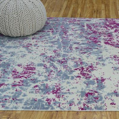 The Rug Seller Spontaneous Rug in Pink Grey and Cream