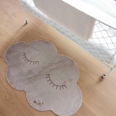 The Rug Seller Flor Cloud Washable Kids Floor Mats in Beige