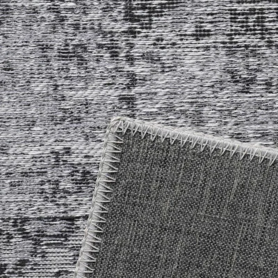 The Rug Seller Amalfi Traditional Patchwork Rugs 94010 3001 in Grey200x290cm