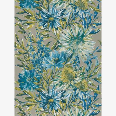 The Rug Seller Floreale Wallpaper 111496 by Harlequin in Cornflower Gilver&nbsp;Roll