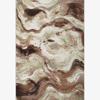 The Rug Seller Galleria Marble Abstract Rugs 63717 6280 in Rust Orange&nbsp;160x230cm