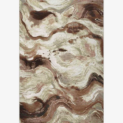 The Rug Seller Galleria Marble Abstract Rugs 63717 6280 in Rust Orange&nbsp;160x230cm