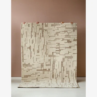 Rose & Grey Textured Hill Rug