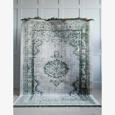 Rose & Grey Renaissance Rug - Olive Green
