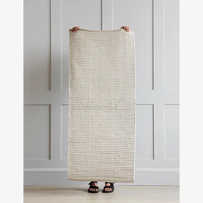 Rose & Grey Chindi Cotton Runner Rug - White