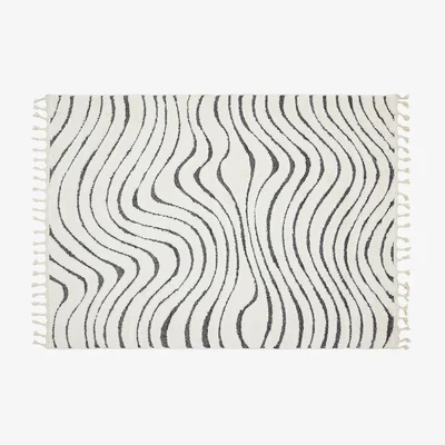 Sofa.com Mombasa Small Rug in Liquorice - sofa.com