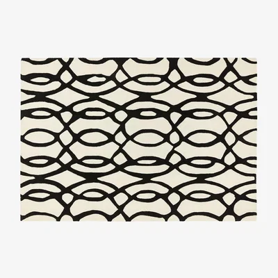 Sofa.com Tanga Small Rug in Jet - sofa.com