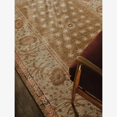 Soho Home Morongo Rug, Ochre 20 x 30cm Swatch