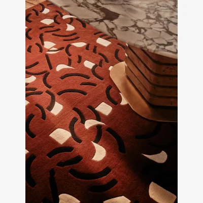 Soho Home Sasha Rug Bordeaux, 170 x 240cm
