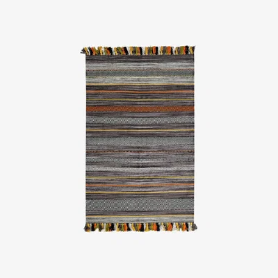 Sazy Ringo Handwoven Rug, Grey, 160x230 cm