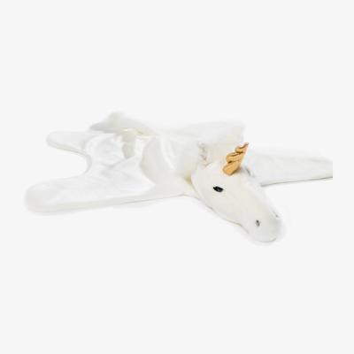 Sazy Unicorn Rug, White