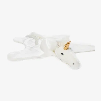 Sazy Unicorn Rug, White