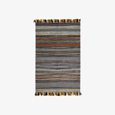 Sazy Ringo Handwoven Rug, Grey, 80x150 cm