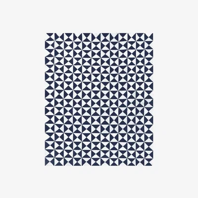 Tobias Oliver Jonathan Adler I Ultramarine Oslo Reversible Peruvian Flat Weave Rug