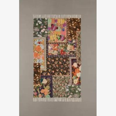Urban Outfitters Woodland Patchwork 3x5 Rug - Assorted ALL at Urban Outfitters