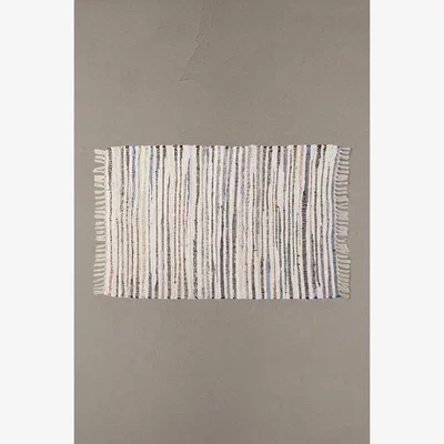 Urban Outfitters Urban Outfitters Neutral Tonal Stripe 2x3 Rug