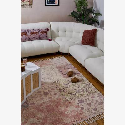 Urban Outfitters Mia Pink Patchwork 5x7 Rug - Pink at Urban Outfitters