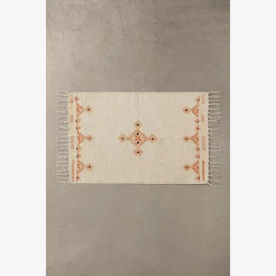 Urban Outfitters Morgan Embroidered 2x3 Rug - Neutral at Urban Outfitters
