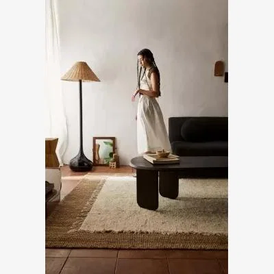 Urban Outfitters Natural Greyson Shaggy 5x7 Rug - Cream at Urban Outfitters