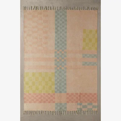 Urban Outfitters Pastel Check 5X7 Rug at Urban Outfitters