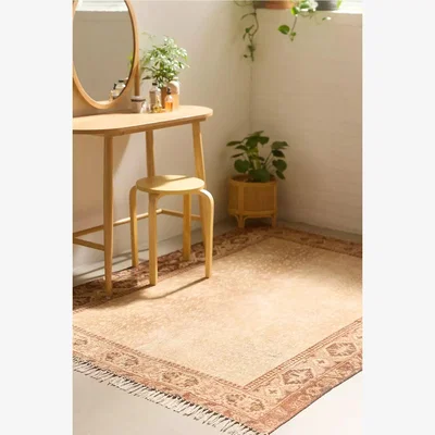 Urban Outfitters Leonore Deer 5x7 Rug - Neutral at Urban Outfitters