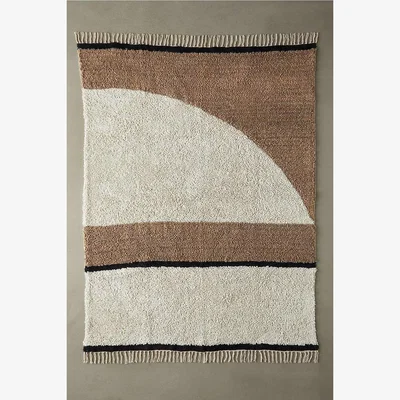 Urban Outfitters Emille Loop Tufted 5x7 Rug - Neutral at Urban Outfitters