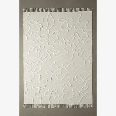 Urban Outfitters Wild Bows 5x7 Rug - Cream at Urban Outfitters