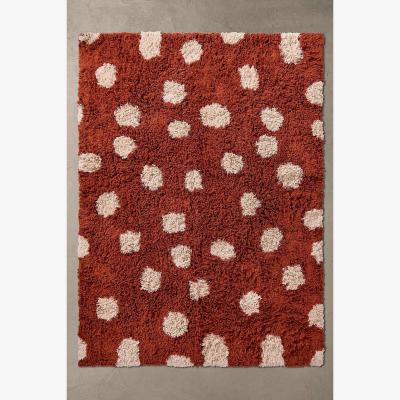 Urban Outfitters Terracotta Inky Spot 5x7 Rug - Rust at Urban Outfitters