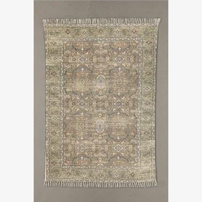 Urban Outfitters Iris 5x7 Rug - Green ALL at Urban Outfitters