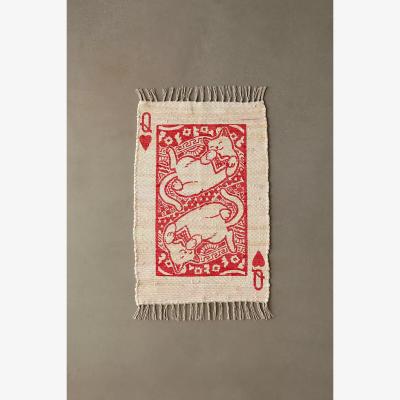 Urban Outfitters Queen of Cats 2x3 Rug - Red at Urban Outfitters