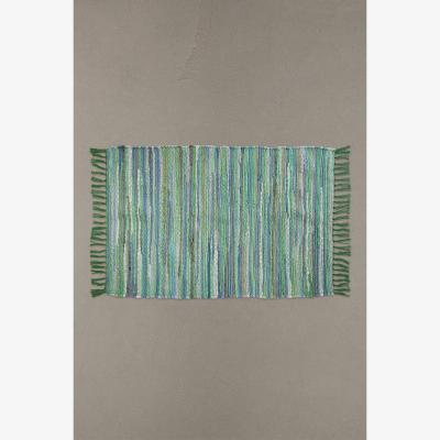 Urban Outfitters Green Tonal Stripe 2x3 Rug - Light Green at Urban Outfitters