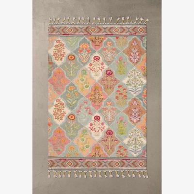 Urban Outfitters Wildflower Embroidered 4x6 Rug at Urban Outfitters