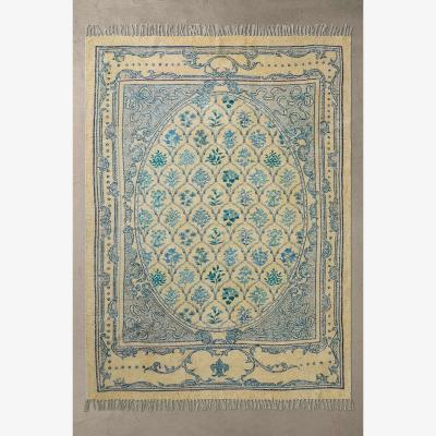 Urban Outfitters Ada Floral 5x7 Rug - Blue at Urban Outfitters