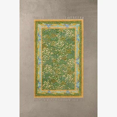 Urban Outfitters Anette 3x5 Rug - Green at Urban Outfitters