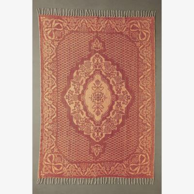 Urban Outfitters Allura Pink Brushed 5x7 Rug - Pink at Urban Outfitters