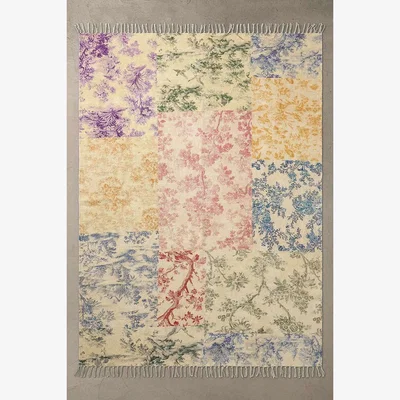 Urban Outfitters Toile Patchwork 5x7 Rug at Urban Outfitters