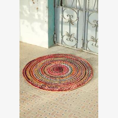 Urban Outfitters Circular Rag Rug - Assorted ALL at Urban Outfitters