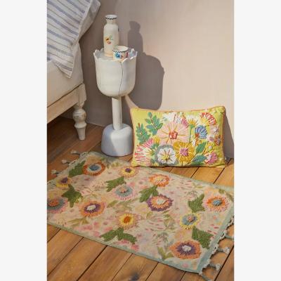 Urban Outfitters Floral Embroidered 2x3 Rug at Urban Outfitters