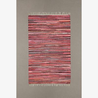 Urban Outfitters Pink Tonal Stripe 3x5 Rug - Pink ALL at Urban Outfitters