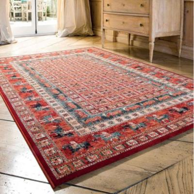 Woods Furniture Kashqai Equestrian Patterned Red Rug 200cm x 300cm