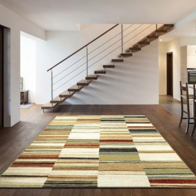 Woods Furniture Woodstock Striped Multi Coloured Rug 240cm x 340cm