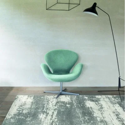 Woods Furniture Chelsea Modern Patterned Grey Rug 80cm x 140cm