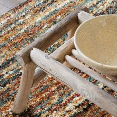 Woods Furniture Mehari Striped Multi Coloured Rug 120cm x 170cm