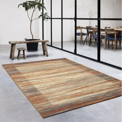 Woods Furniture Galleria Patterned Brown Rug 67cm x 330cm