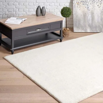 Woods Furniture Dorset Wool Rug 160 x 230 - Off White